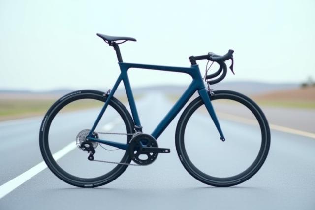 A sleek, fillet brazed road bike with a minimalist design.