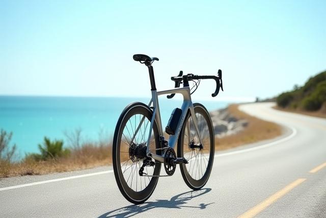A comfortable titanium endurance road bike with practical mounts.